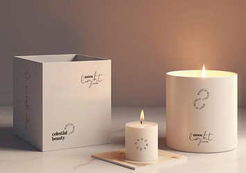 Minimalistic Candlelight Mockups