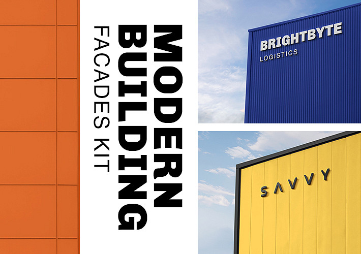 Modern Building Facades Kit