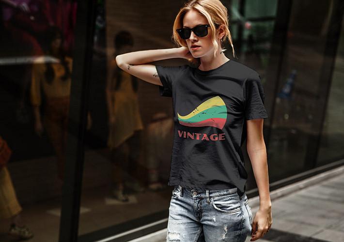 Urban Girl T-Shirt Mockups