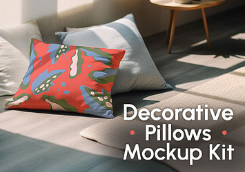 Decorative Pillows Mockup Kit