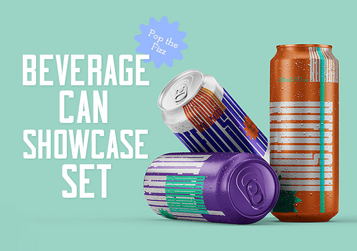 Beverage Can Showcase Set