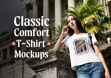 Classic Comfort T-Shirt Mockups