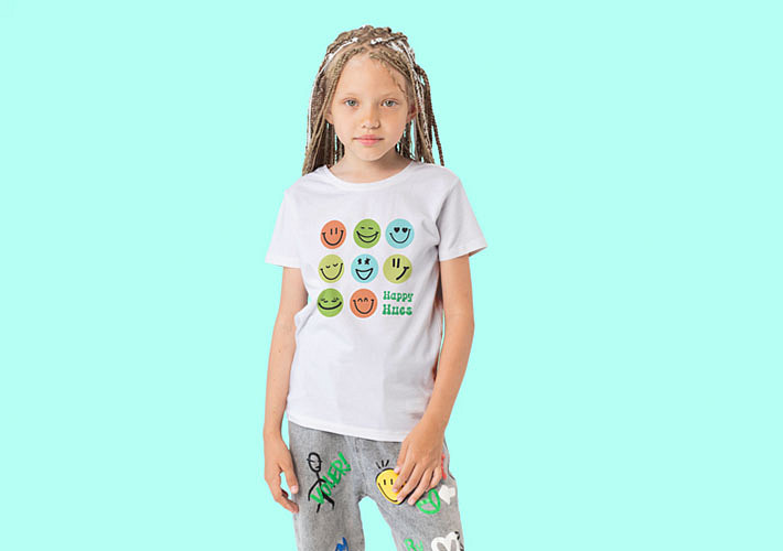 Adorable Kids' T-Shirt Mockups
