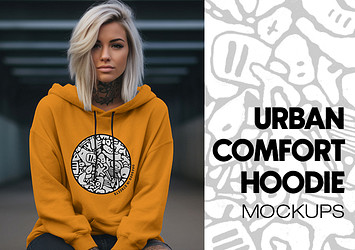 Urban Comfort Hoodie Mockups