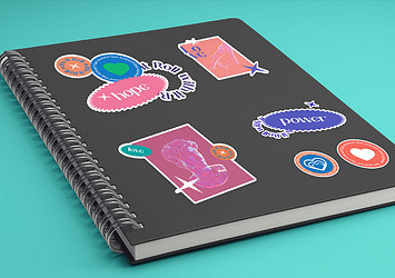Sticker Studio Mockup Collection