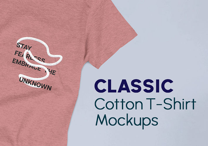 Classic Cotton T-Shirt Mockups