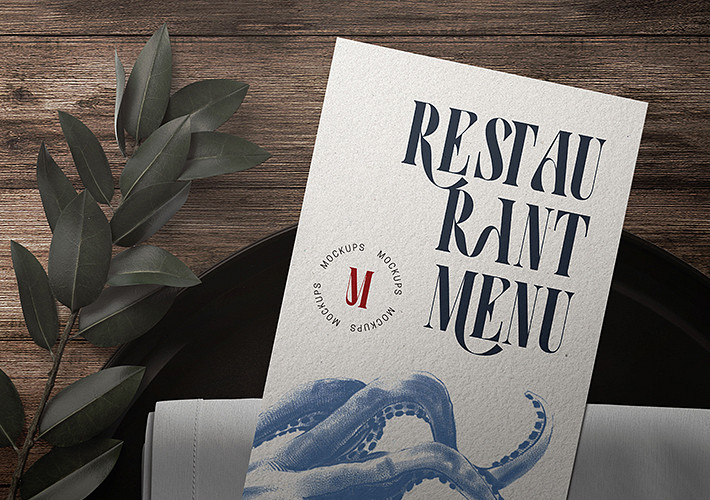 Restaurant Menu Mockups
