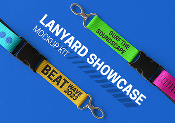 Lanyard Showcase Mockup Kit