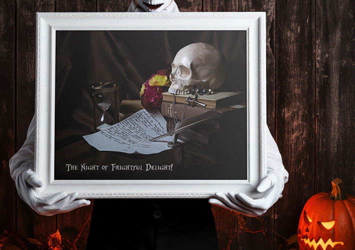 Spooky Halloween Frame Mockups