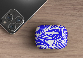 Vibrant AirPod Case Mockup Pack