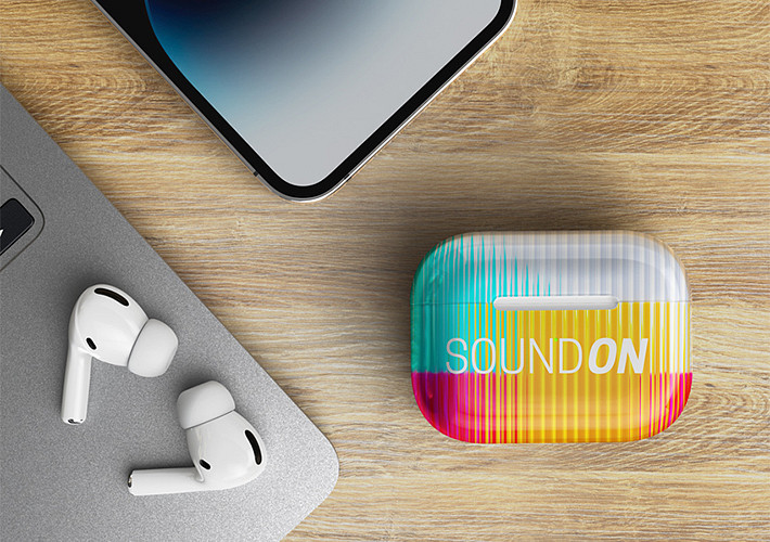Vibrant AirPod Case Mockup Pack