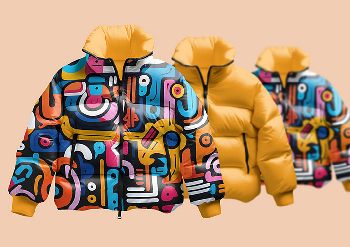 Trendy Jacket Mockup Set