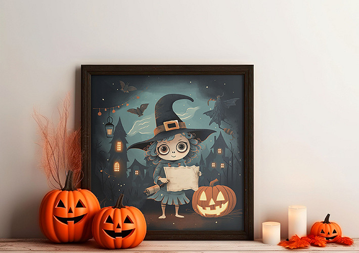 Halloween Decorations Mockup Kit