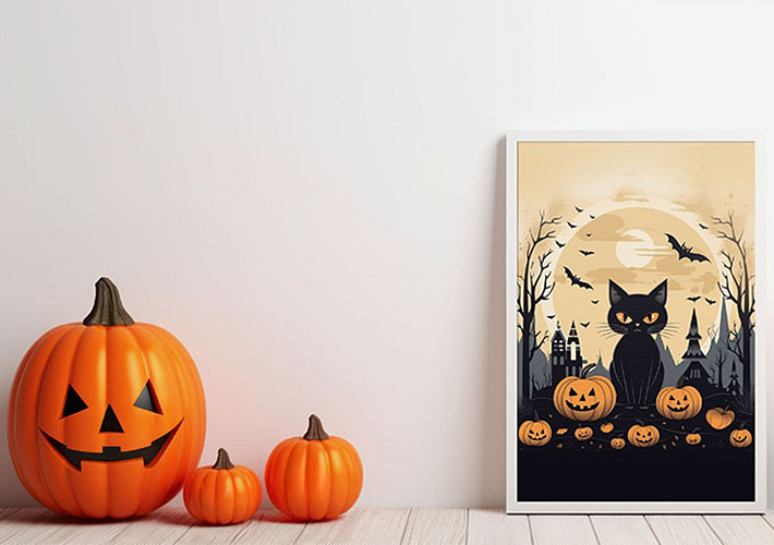 Halloween Decorations Mockup Kit
