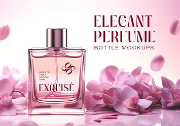 Elegant Perfume Bottle Mockups