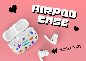 AirPod Case Mockup Kit