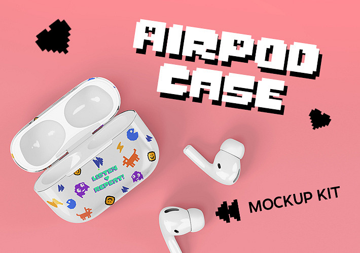 AirPod Case Mockup Kit