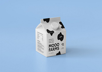 Drink Carton Packaging Mockup Kit