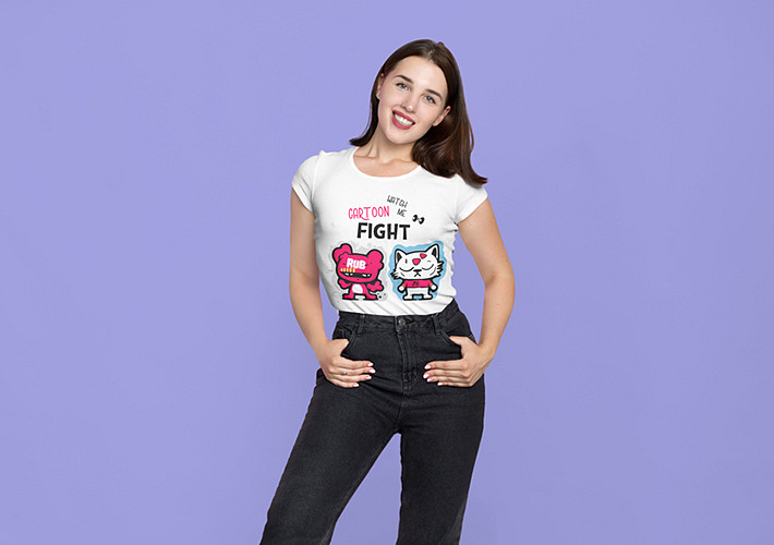 Trendy T-Shirt Mockup Kit 