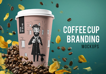 Coffee Cup Branding Mockups