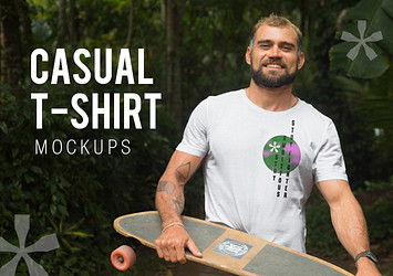 Casual T-Shirt Mockups