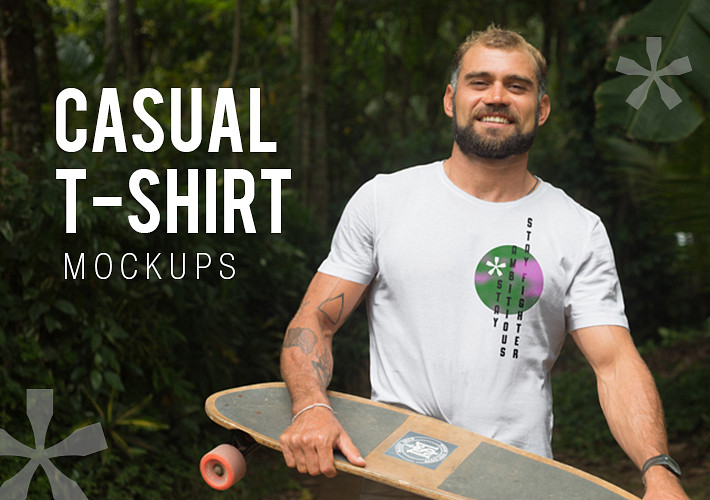 Casual T-Shirt Mockups