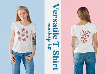 Versatile T-Shirt Mockup Kit