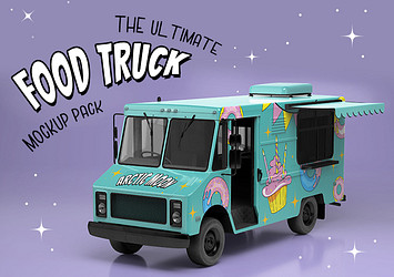The Ultimate Food Truck Mockup Pack