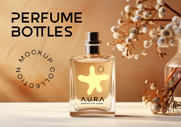 Perfume Bottles Mockup Collection