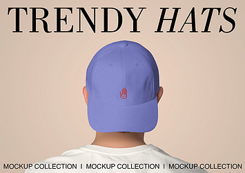 Trendy Hats Mockup Collection
