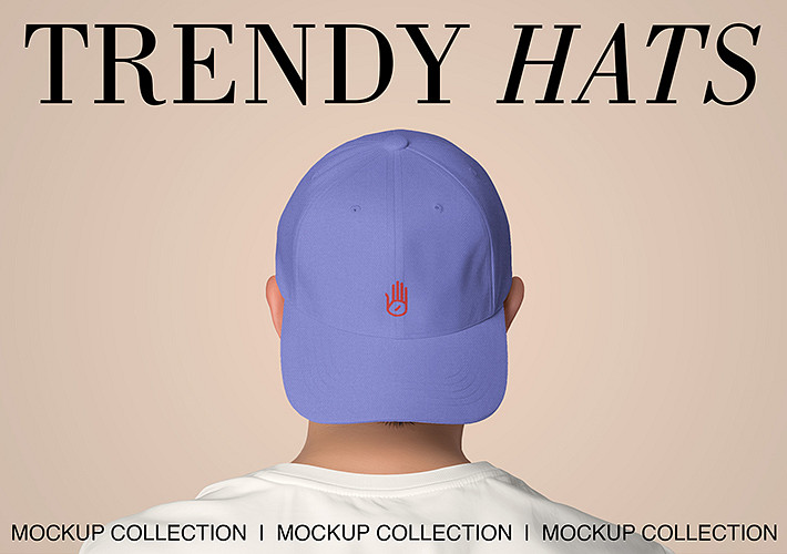 Trendy Hats Mockup Collection