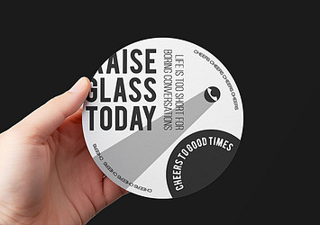 Trendy Coaster Mockups 