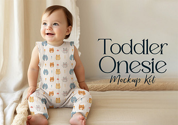 Toddler Onesie Mockup Kit