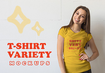 T-Shirt Variety Mockups