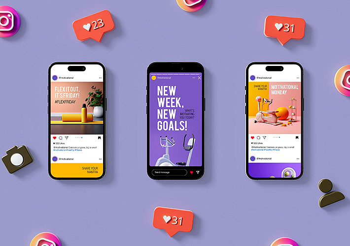 Instagram Emojis Mockup Kit