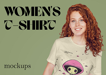 Women's T-shirt Mockups