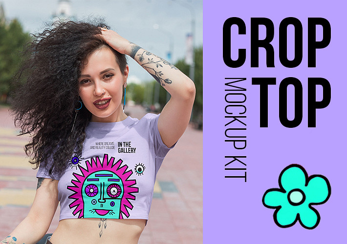 Crop Top Mockup Kit