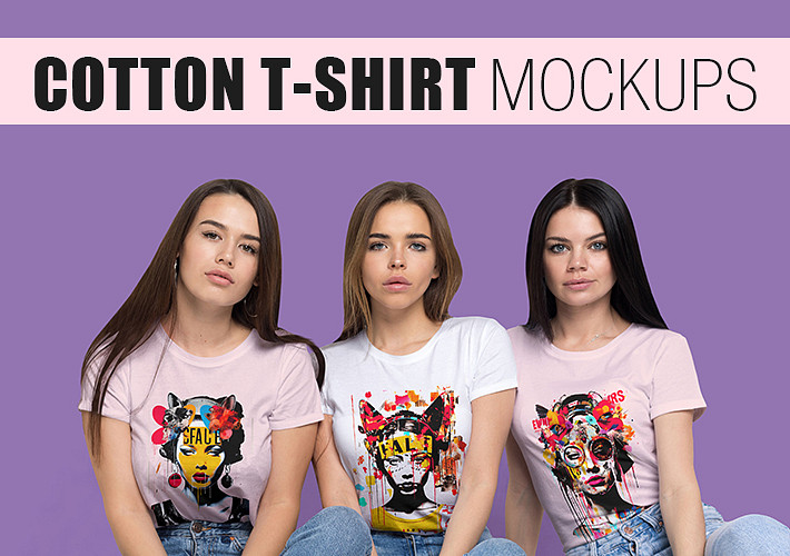 Cotton T-Shirt Mockups