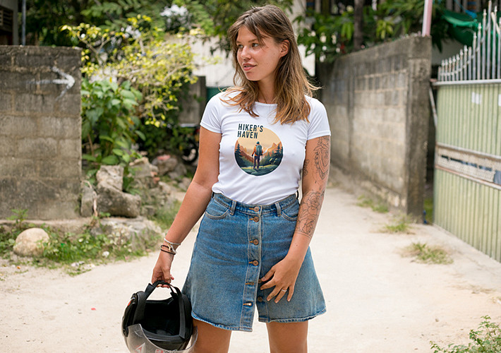 Sleek Women's T-shirt Mockups