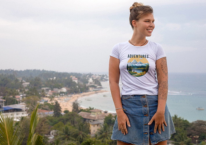 Sleek Women's T-shirt Mockups