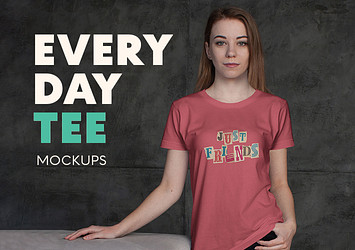 Everyday Tee Mockups