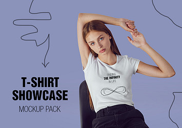T-shirt Showcase Mockup Pack