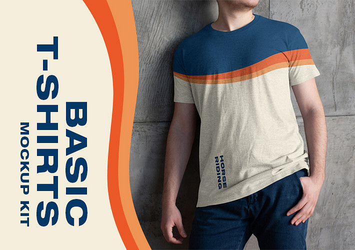 Basic T-shirts Mockup Kit