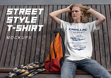 Street Style T-shirt Mockups