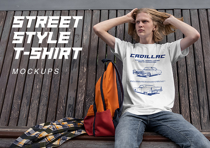 Street Style T-shirt Mockups