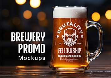 Brewery Promo Mockups