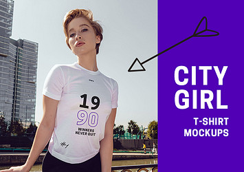 City Girl T-Shirt Mockups