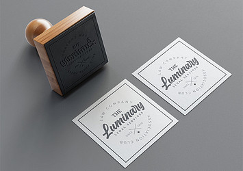 Business Stamp Mockup Kit