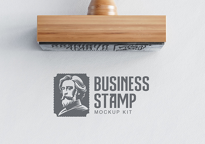 Business Stamp Mockup Kit