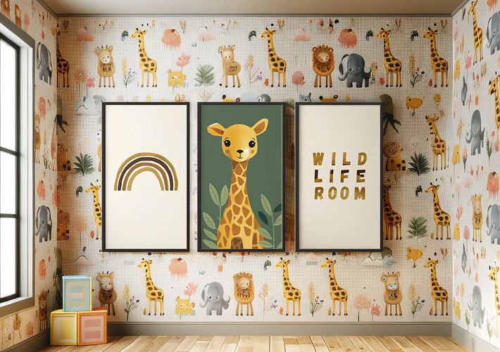Kids' Room Poster Mockups